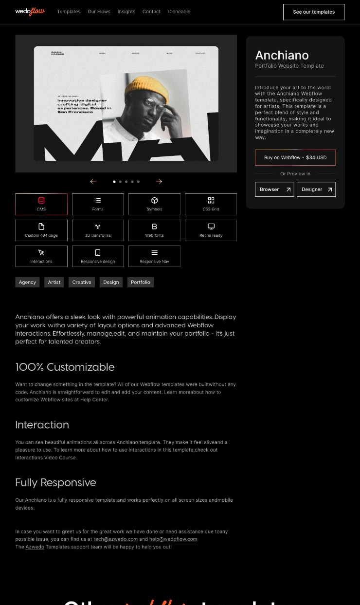 BLACK — website design on Landdding