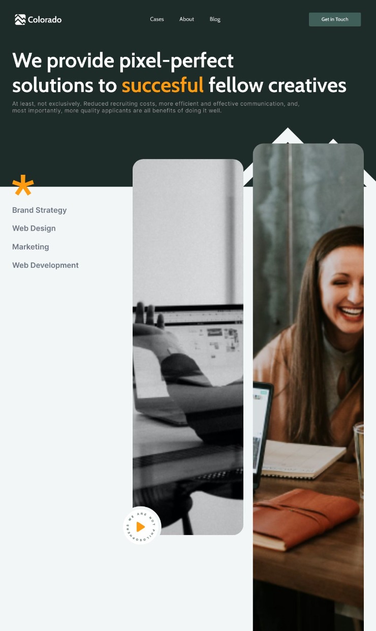 Colorado Website — website design on Landdding