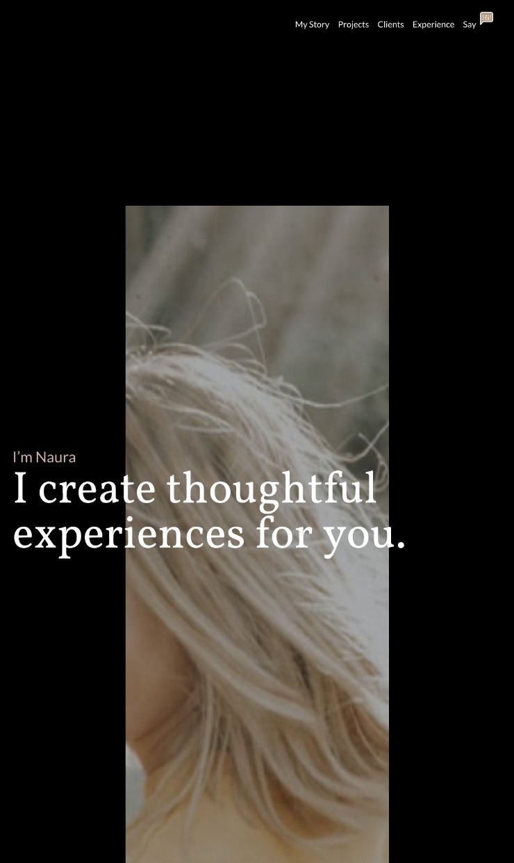 Naura Website — website design on Landdding