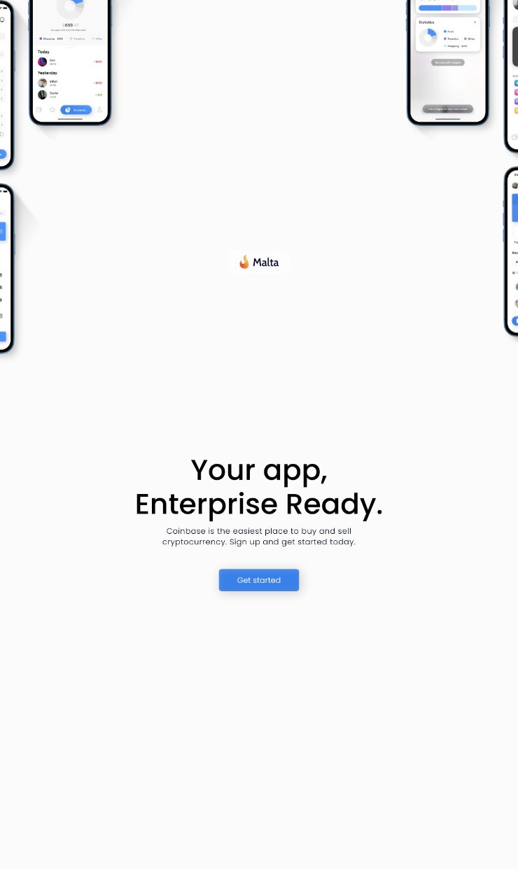 Malta 3 — website design on Landdding