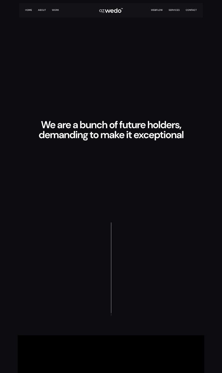 AZWEDO — website design on Landdding