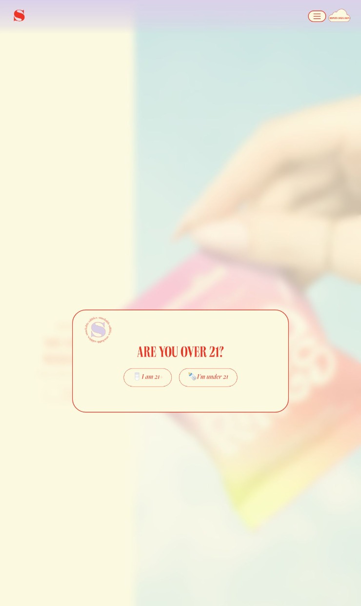 Sweedies — website design on Landdding