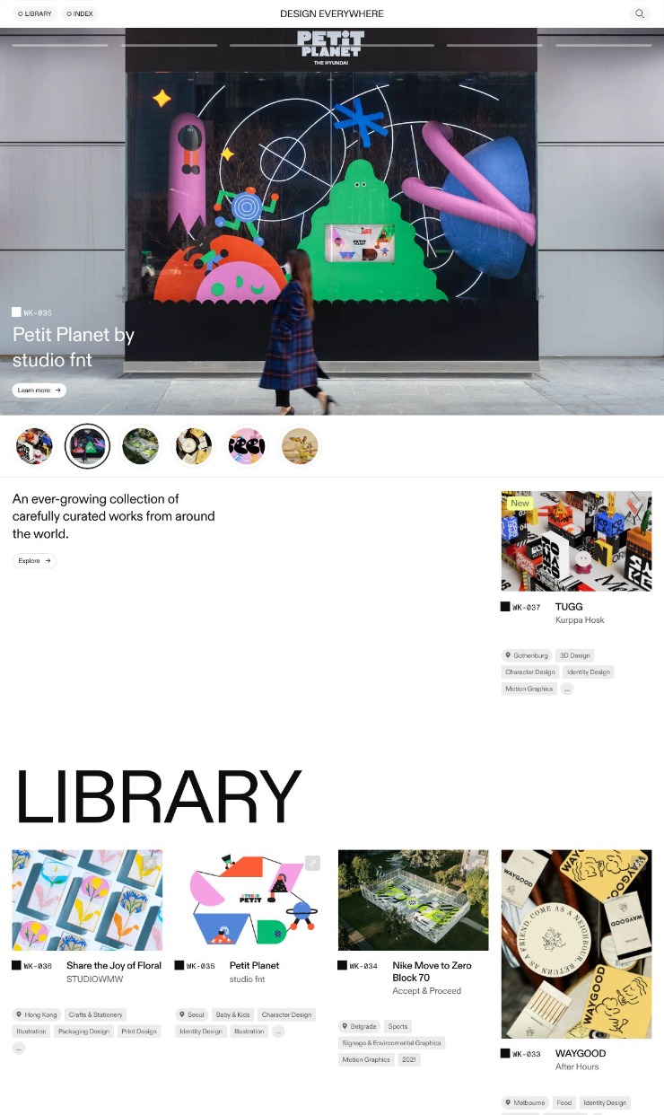 Design Everywhere — website design on Landdding