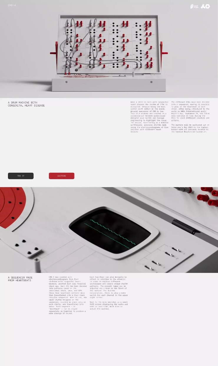 CHD-4 — website design on Landdding