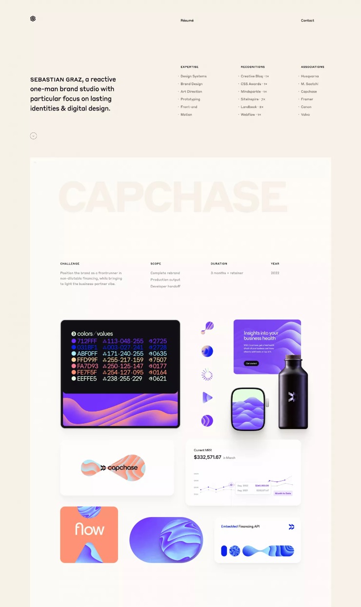 Graz — website design on Landdding