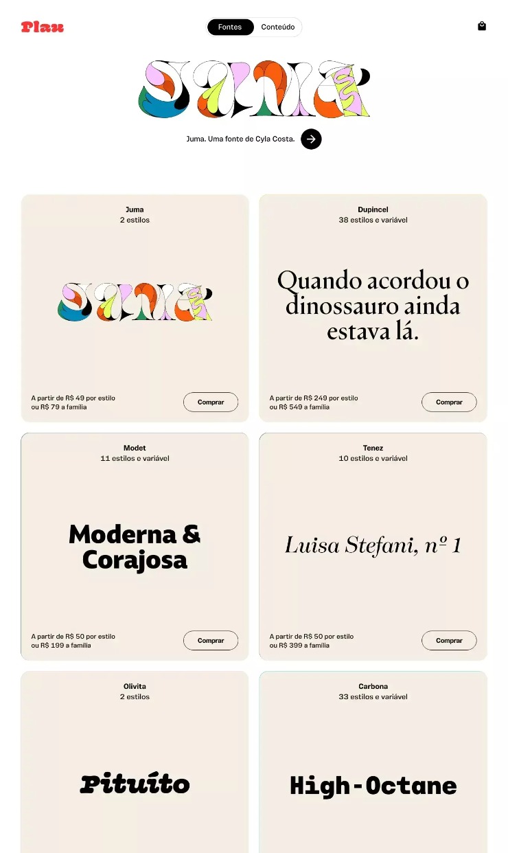 Plau — website design on Landdding