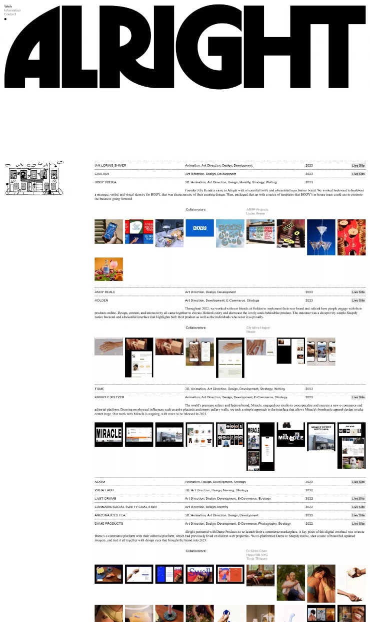 Alright — website design on Landdding