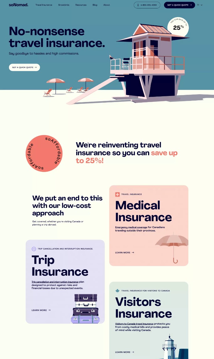 Sonmad — website design on Landdding