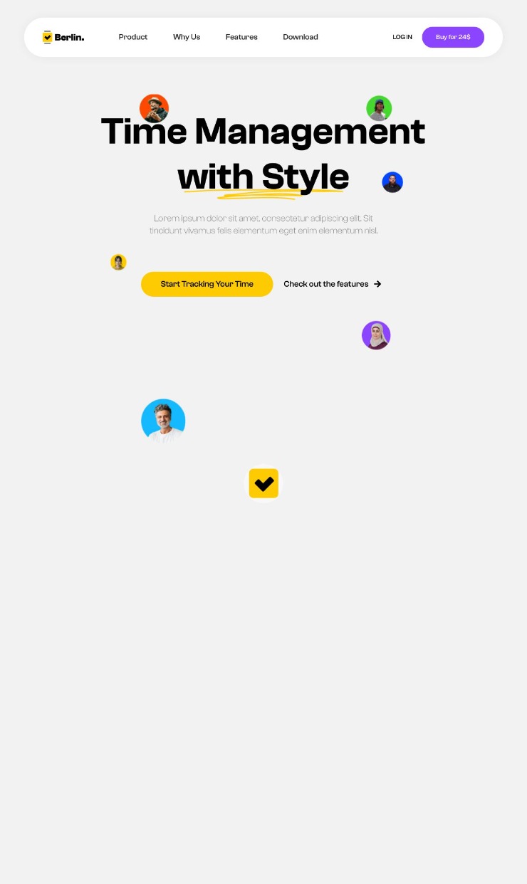 Webflow App  Template — website design on Landdding