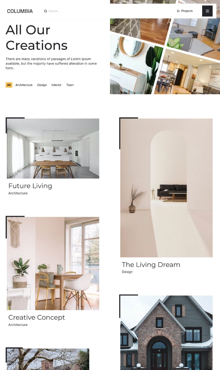 Webflow Real Estate template — website design on Landdding