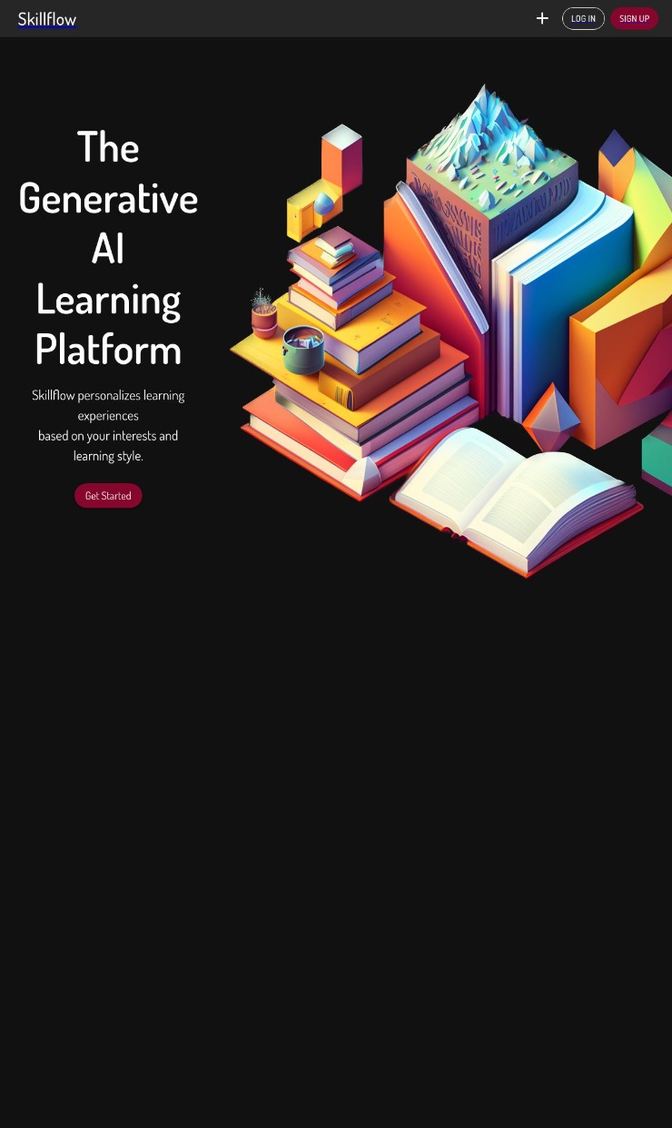 Skillflow — website design on Landdding