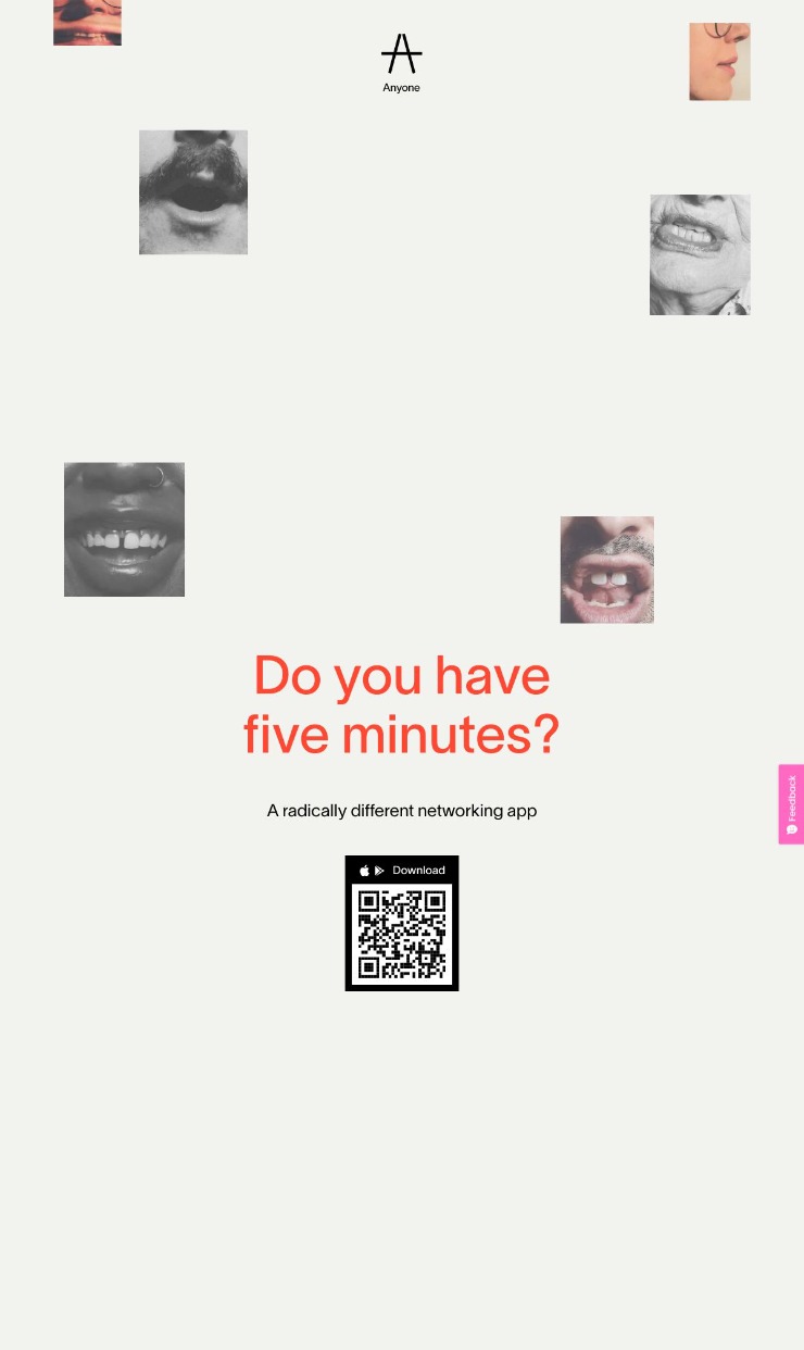 Anyone — website design on Landdding