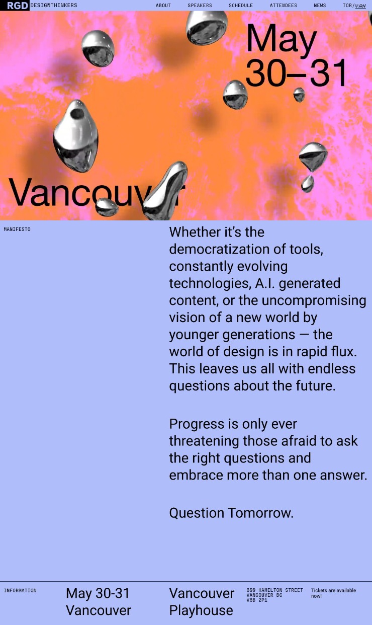 Design Thinkers — website design on Landdding