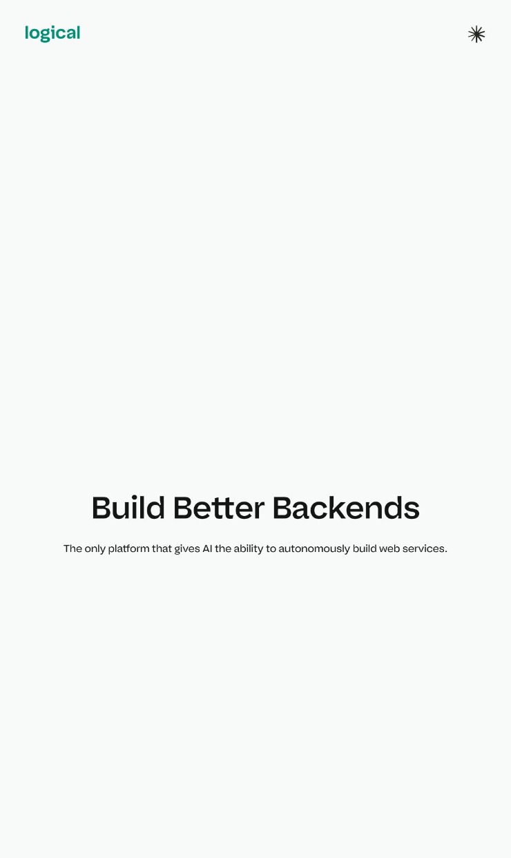Logical — website design on Landdding