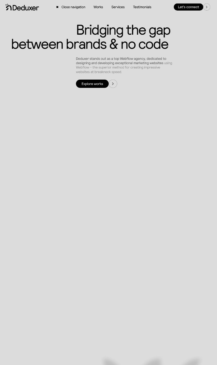 Deduxer  — website design on Landdding
