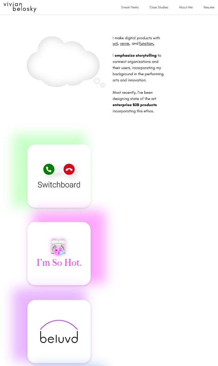 UX/UI Design Portfolio — website design on Landdding