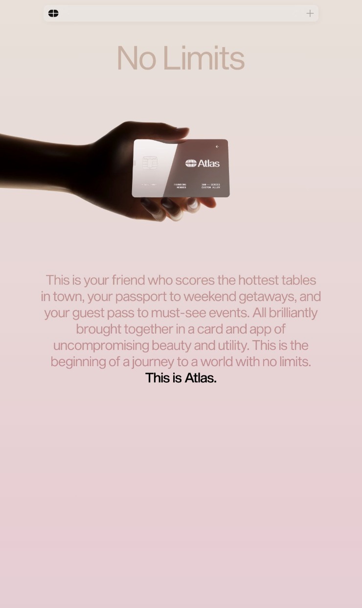 Atlas — website design on Landdding