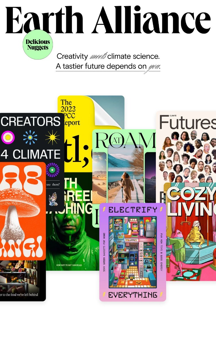 Earth Alliance — website design on Landdding