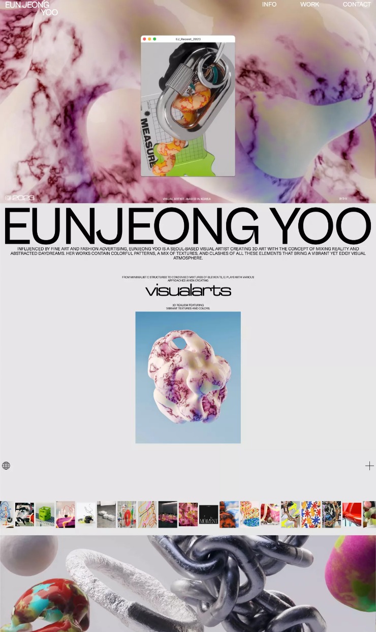 EUN JEONG YOO — website design on Landdding