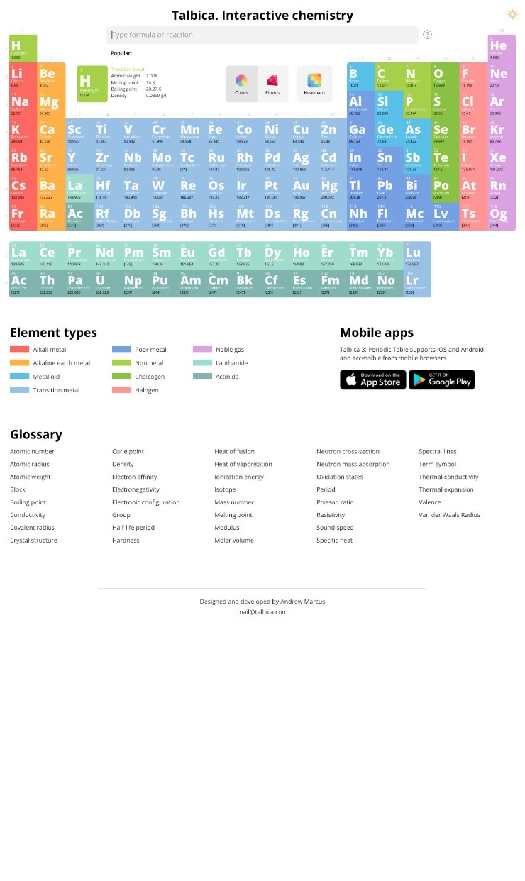 Talbica — website design on Landdding