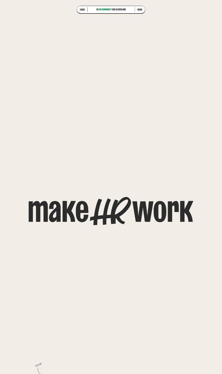 Make HR Work — website design on Landdding