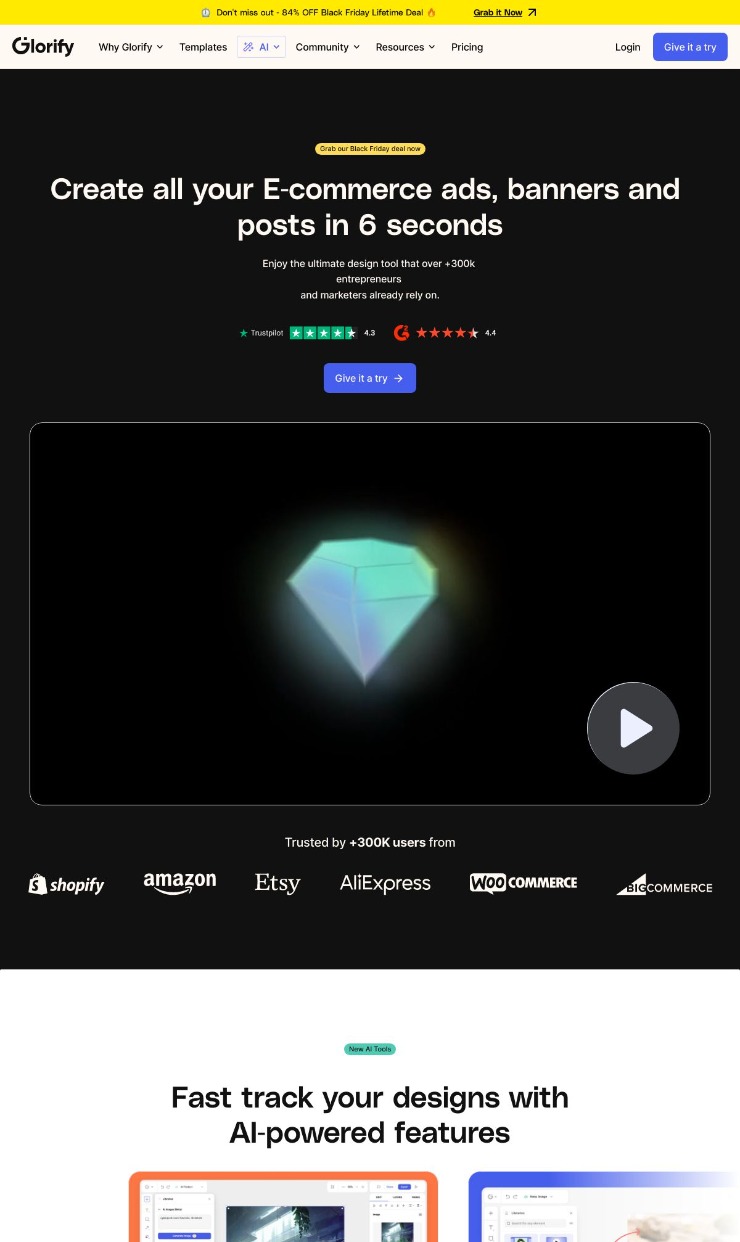 Partyrocks — website design on Landdding