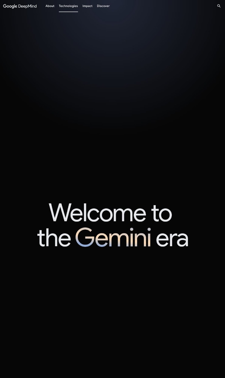 Gemini — website design on Landdding