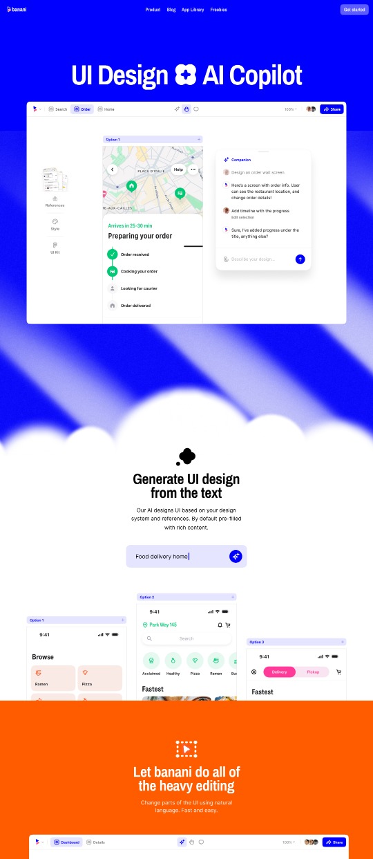 Banani — website design on Landdding