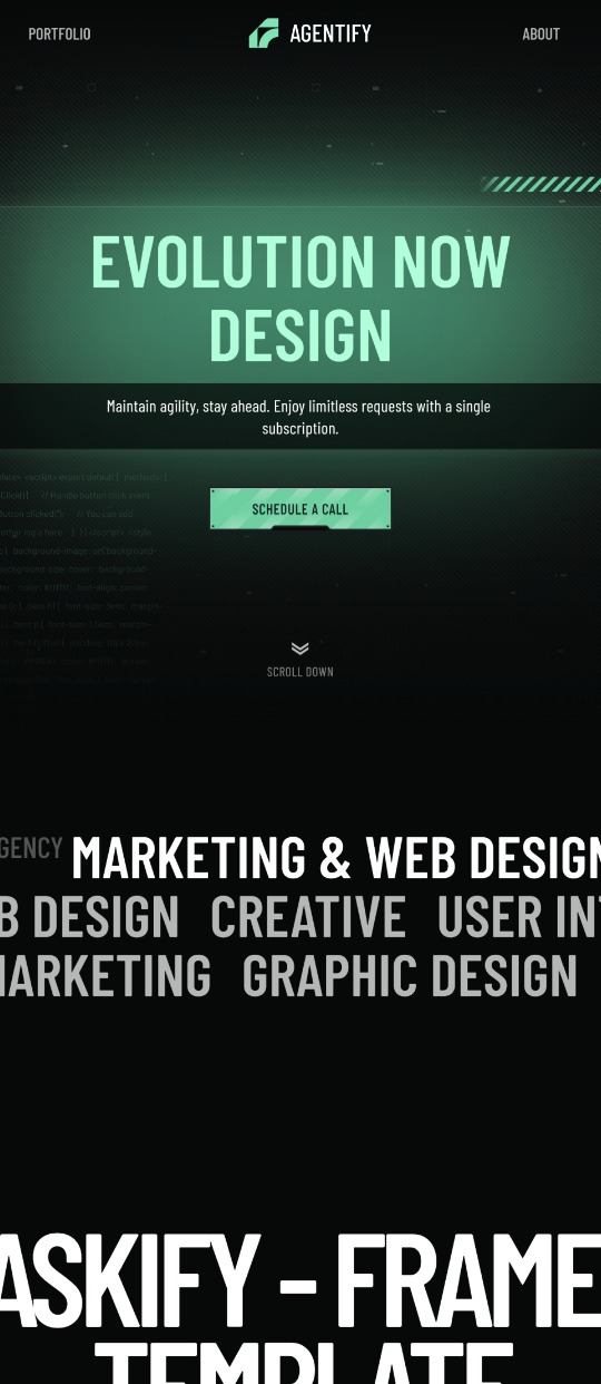 Agentify - Framer Templates — website design on Landdding