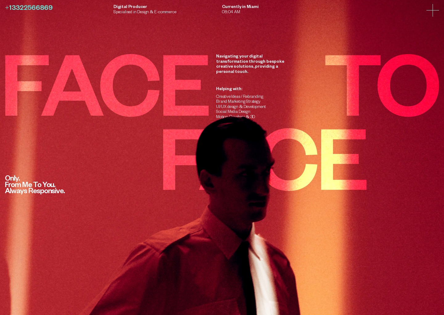 Digital Producer - Specialised in Design — website design on Landdding
