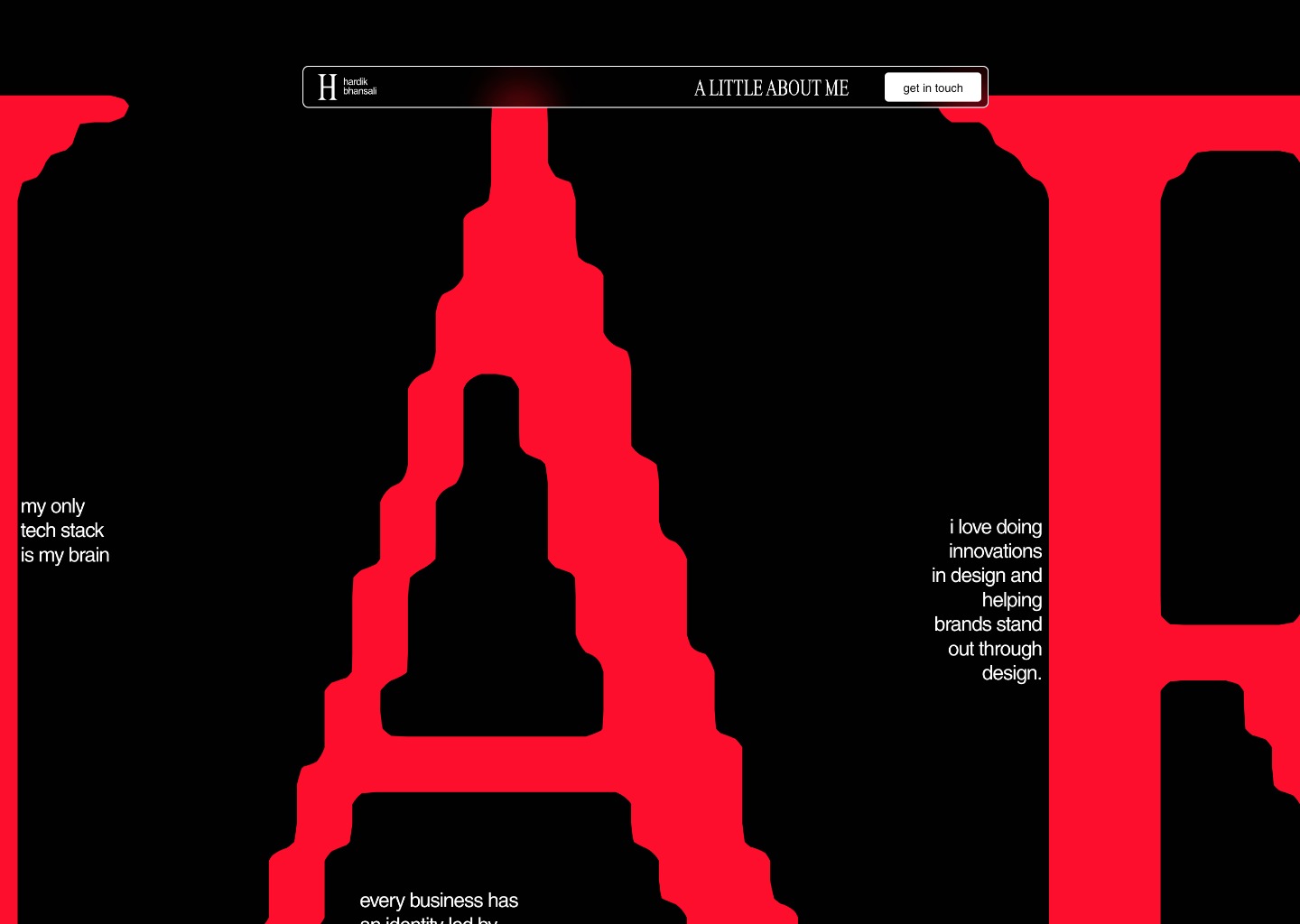 Hardik Bhansali: Visual Web Designer Extraordinaire — website design on Landdding