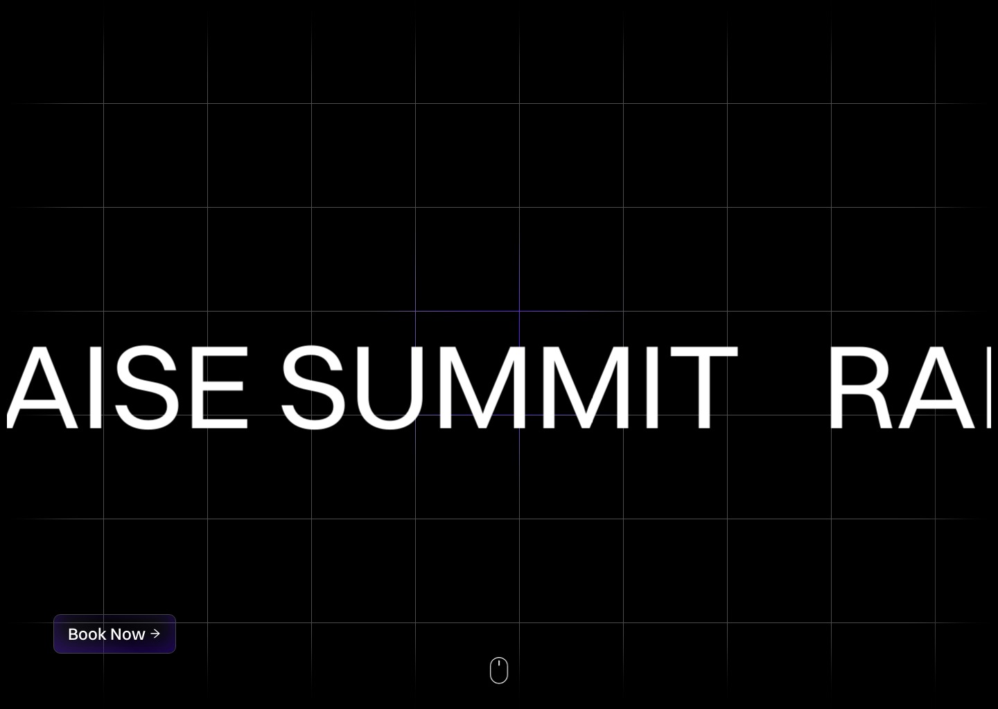 RAISE Summit I 8 & 9th July, 2025 I Carrousel du Louvre, France — website design on Landdding
