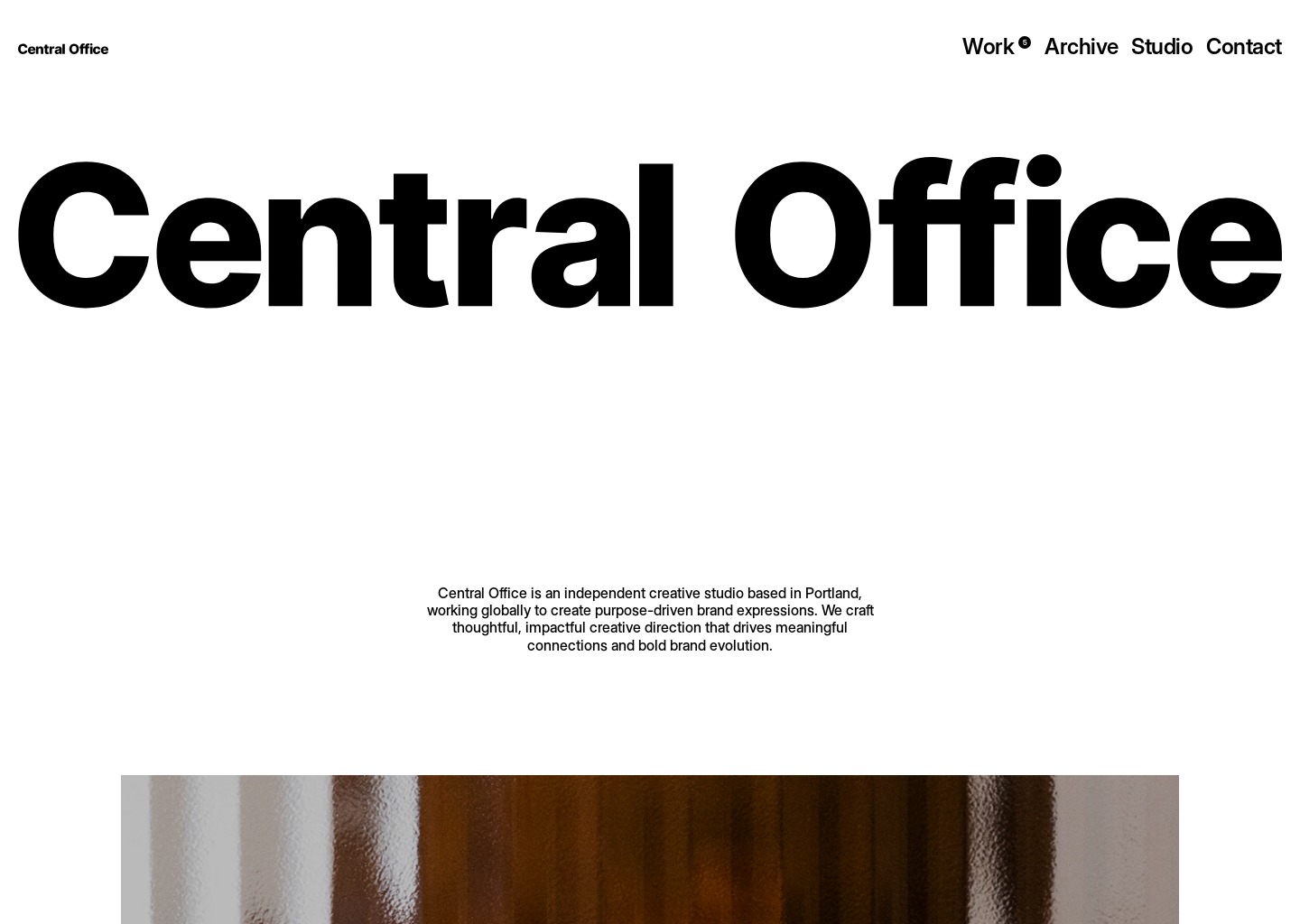 Central Office — website design on Landdding