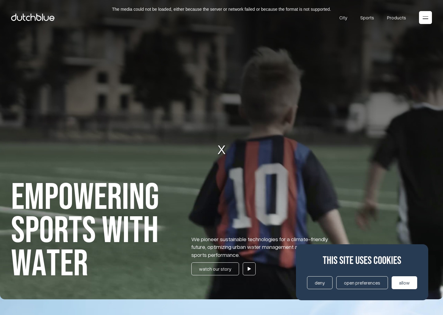 Dutchblue — website design on Landdding