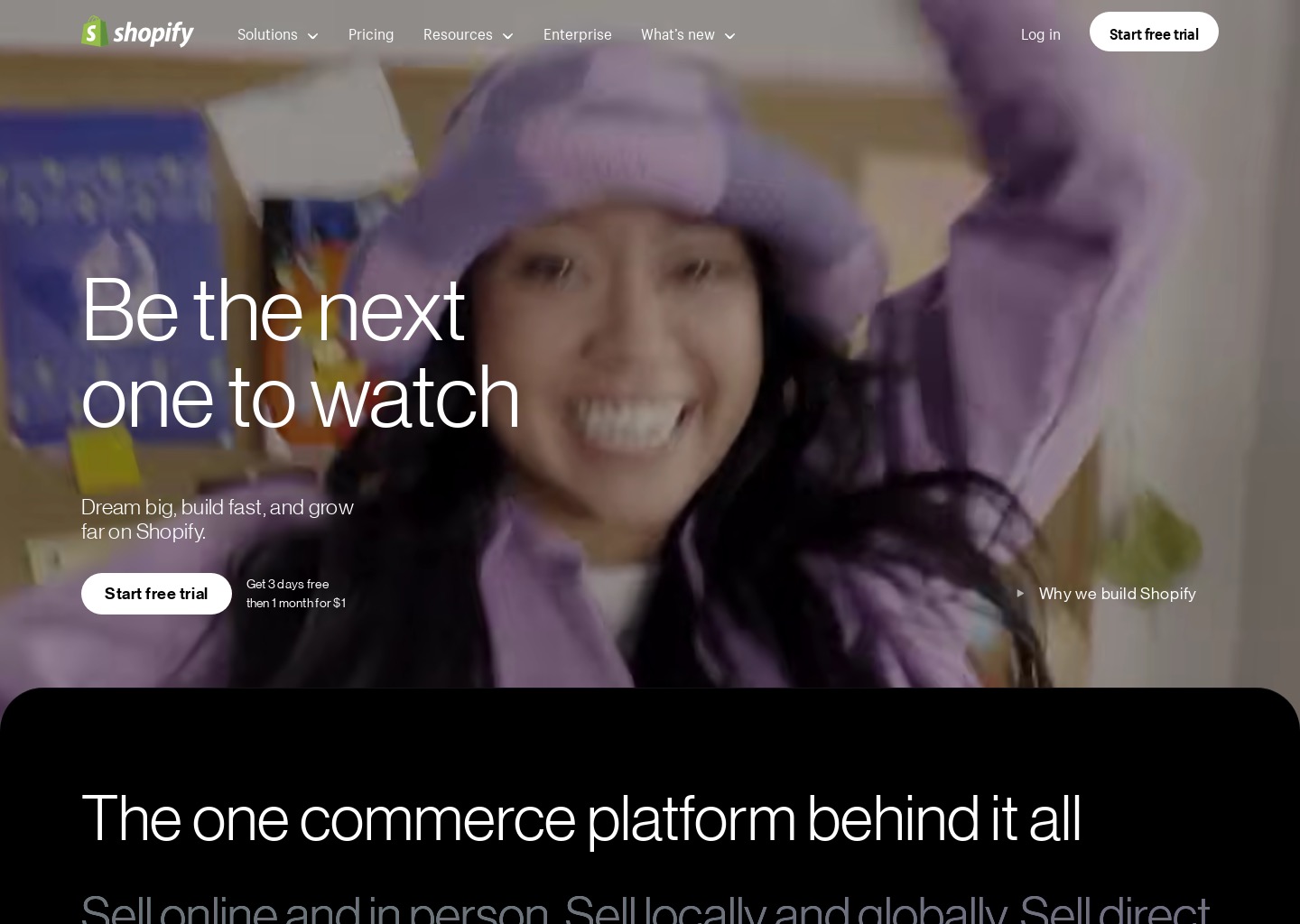 Shopify — website design on Landdding