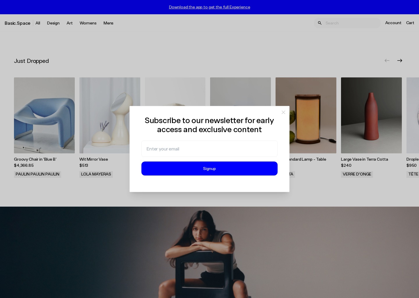 Basic.Space — website design on Landdding