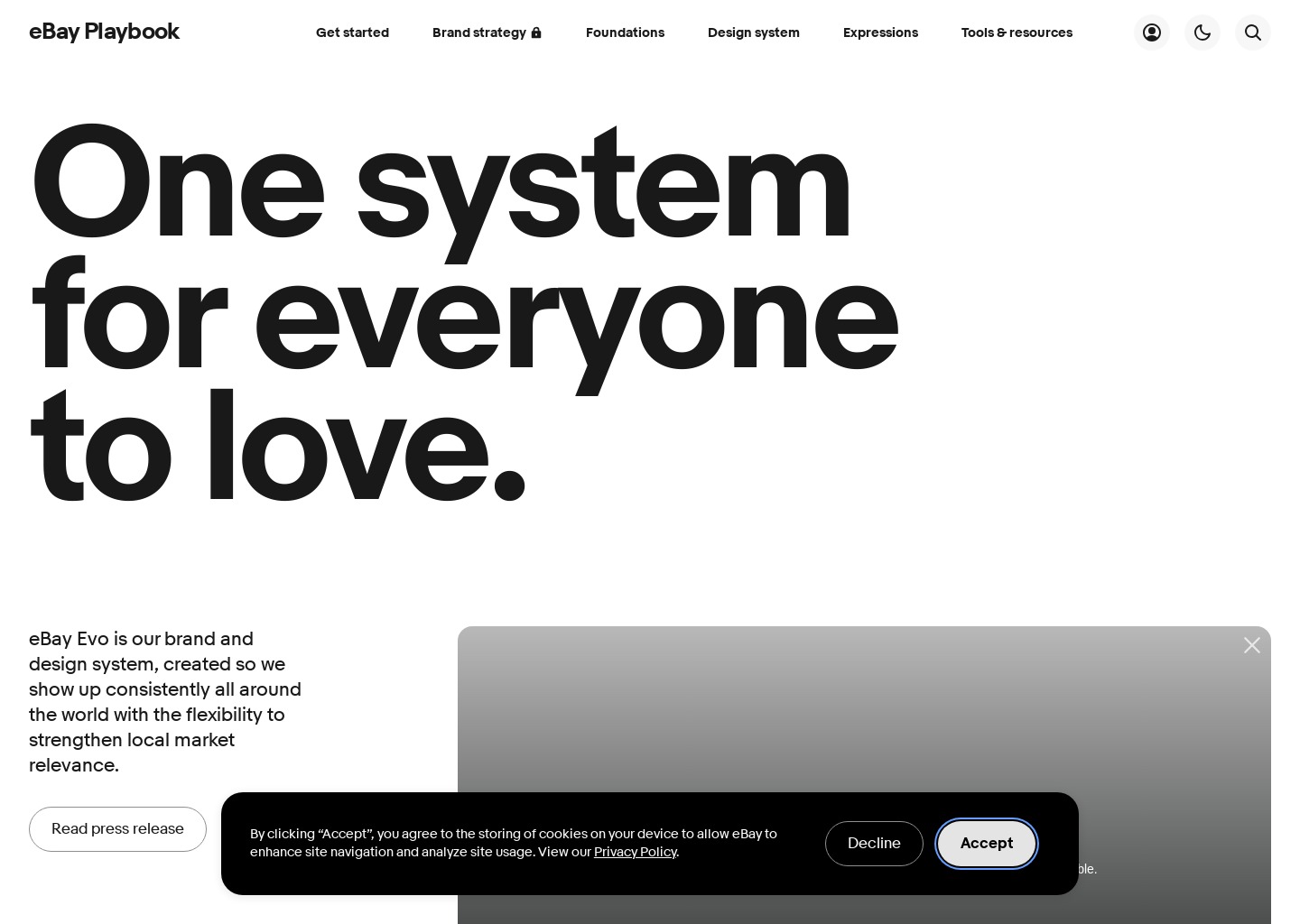 eBay Playbook — website design on Landdding