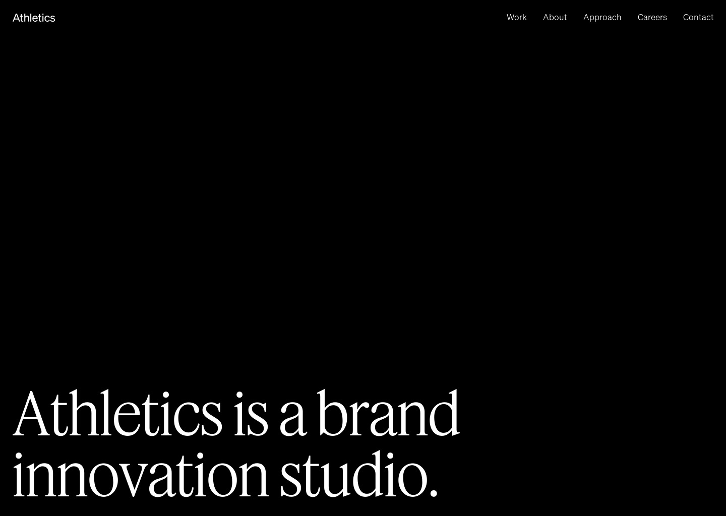 Athletics — website design on Landdding
