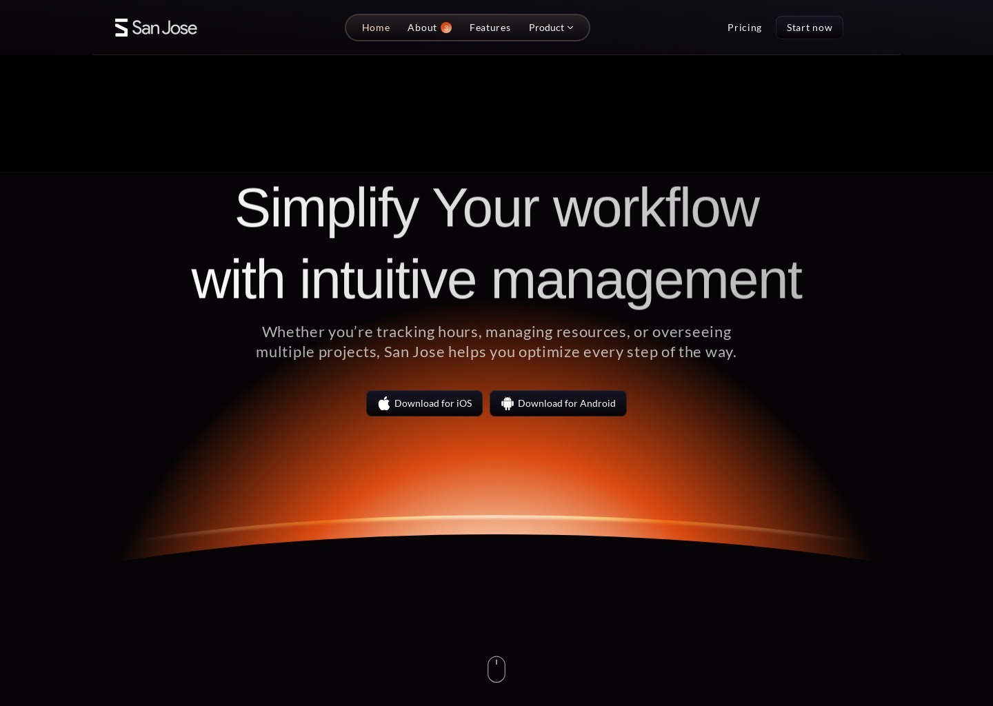 San Jose - Webflow SaaS Template1 — website design on Landdding