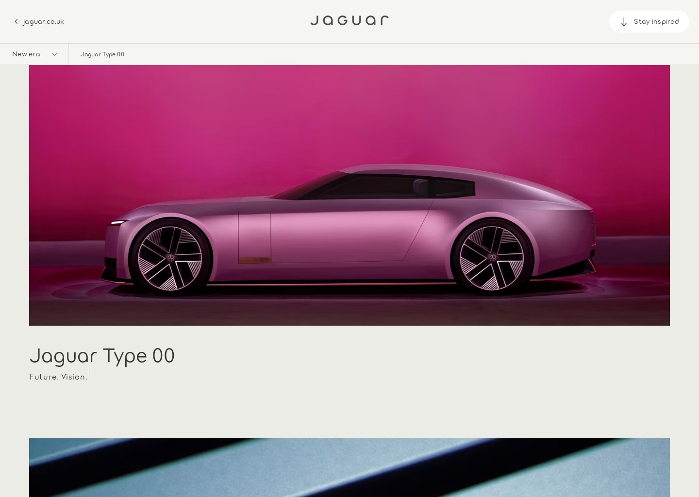 Jaguar | Type 00 — website design on Landdding