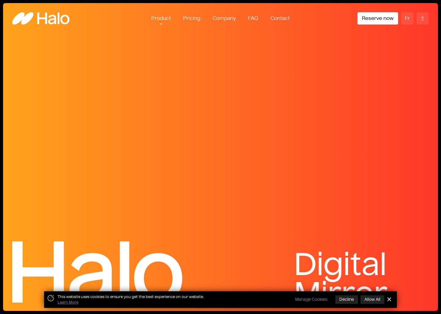 We all shine | Halo Dental Technologies — website design on Landdding