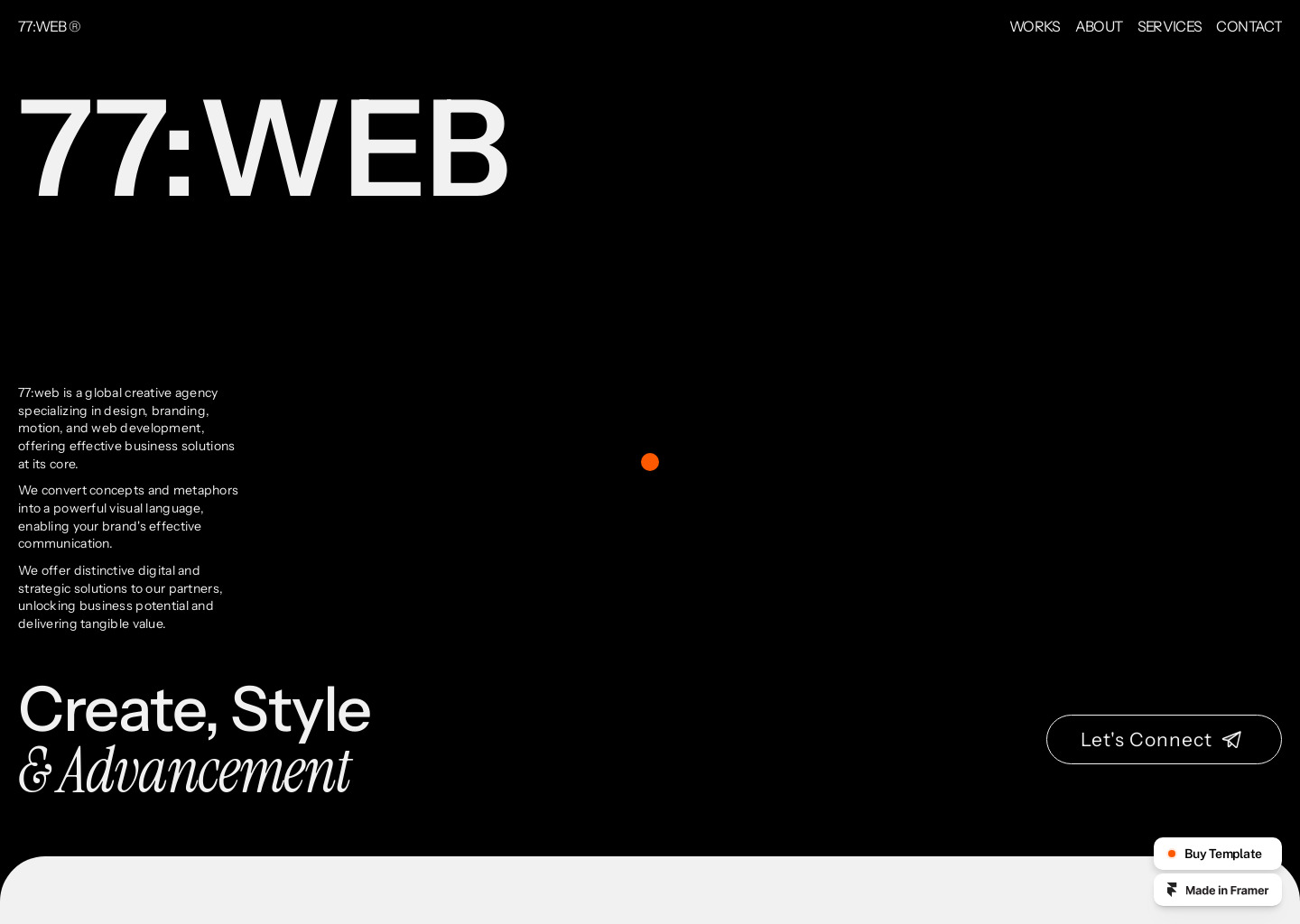 77:WEB | Design Studio — website design on Landdding
