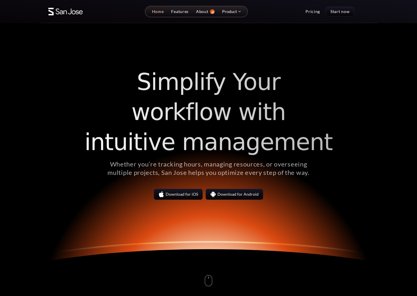 San-Jose - Webflow SaaS template — website design on Landdding