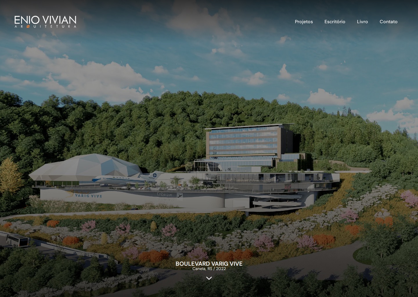 Enio Vivian Arquitetura — website design on Landdding
