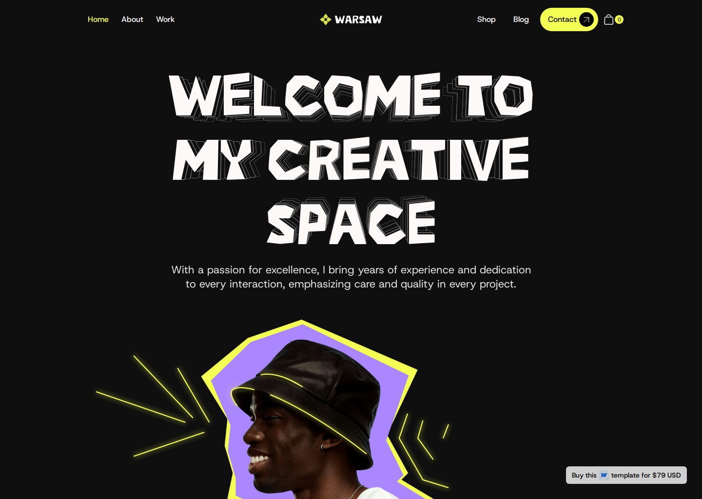 Webflow template designed with Modulify — website design on Landdding