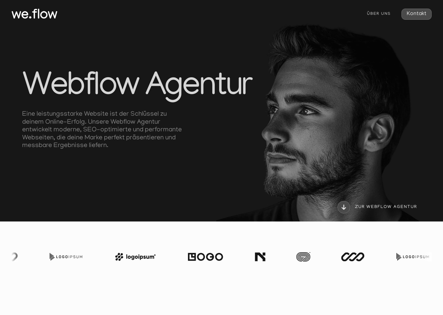 Webflow Agentur für Profi-Websites | Modern und Schnell 🚀 — website design on Landdding