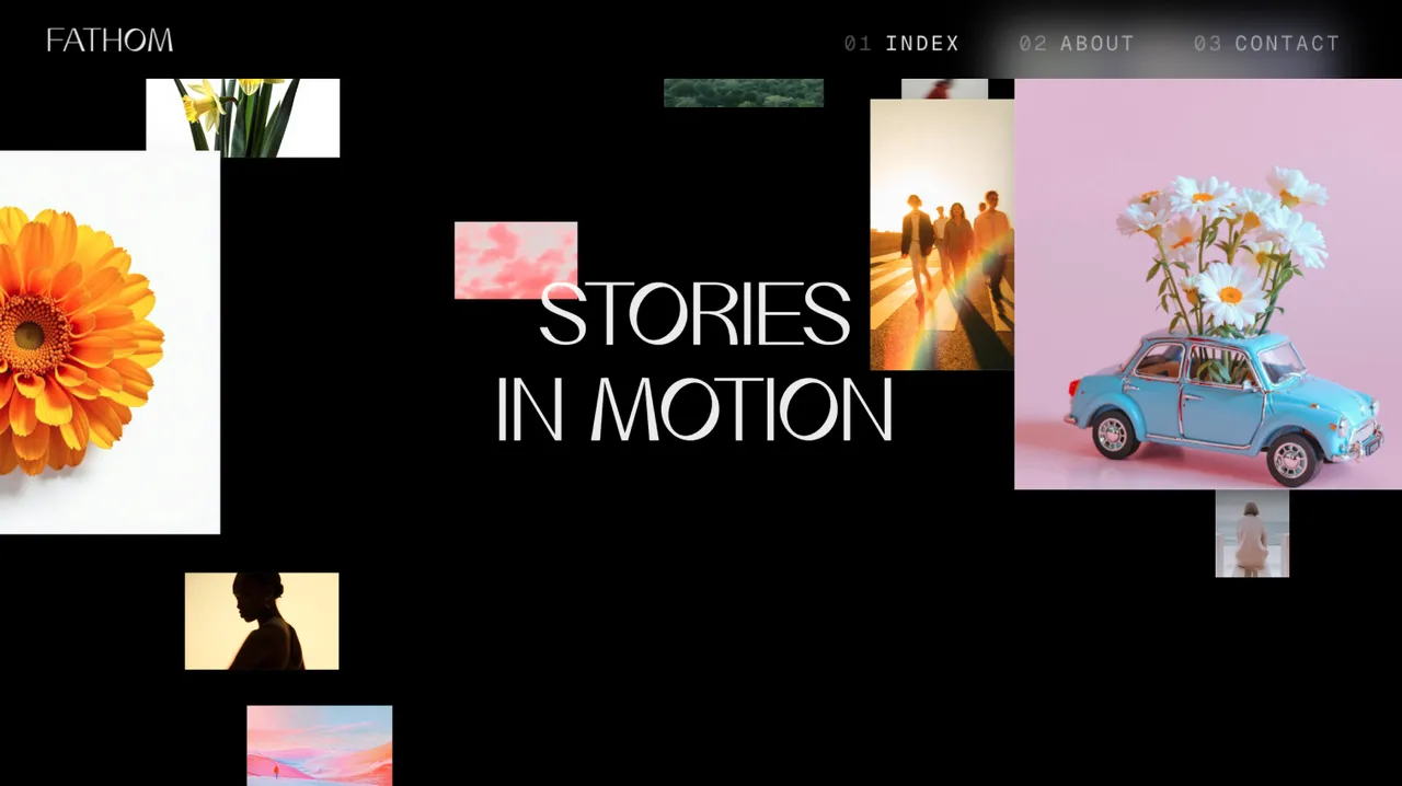 Fathom — website design on Landdding