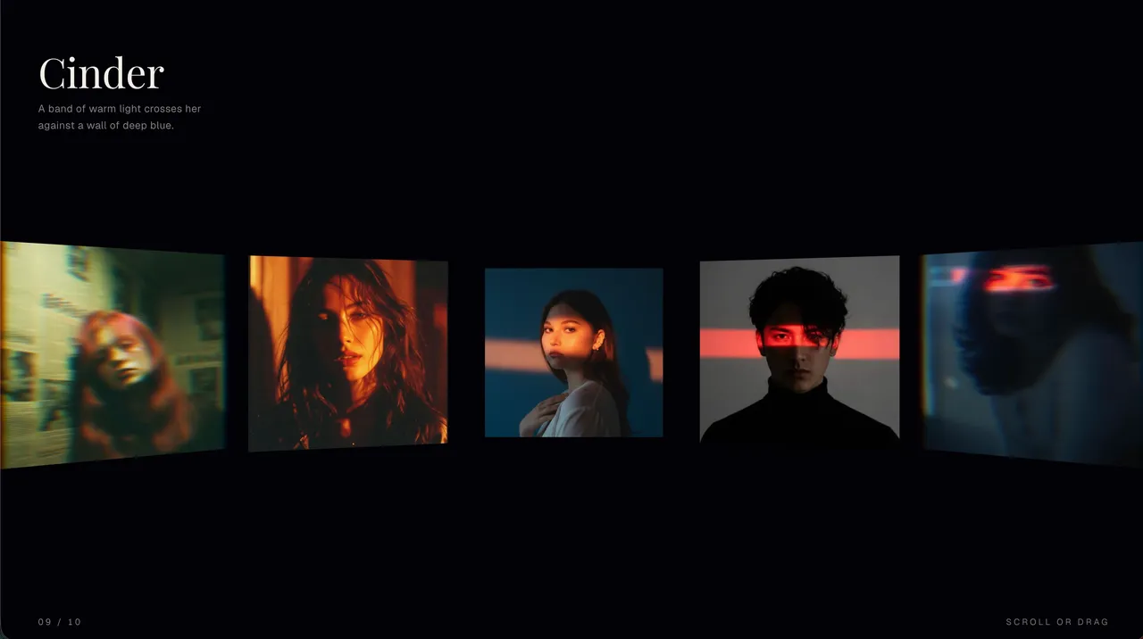 Frieze — website design on Landdding