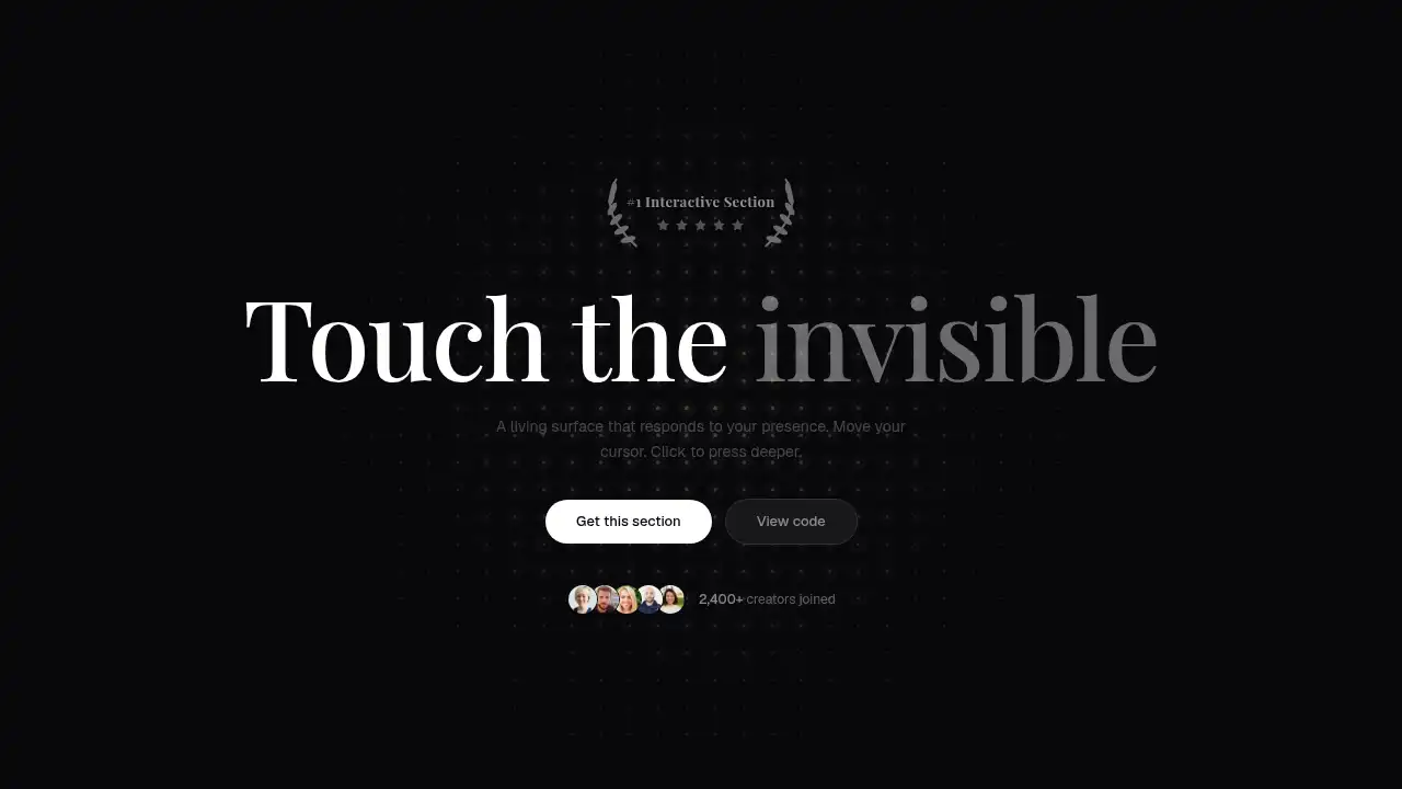 Membrane — website design on Landdding
