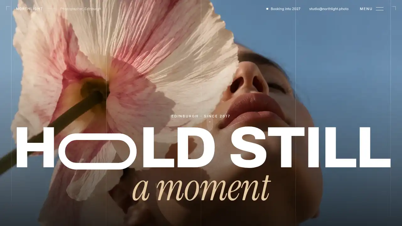 Northlight Studio — website design on Landdding